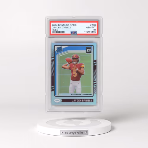2024 Panini Donruss Optic #248 Jayden Daniels - Holo (PSA 10 GEM MINT)