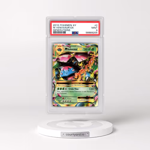2016 Pokémon XY Generations #2 M Venusaur EX - Holo (PSA 9 MINT)
