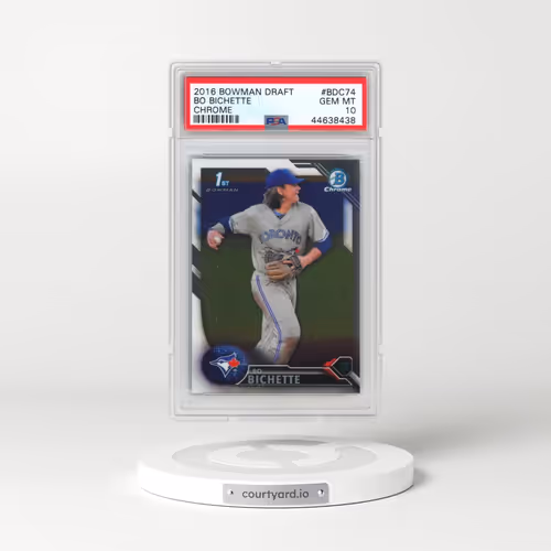 2016 Bowman Draft #BDC74 Bo Bichette - Chrome (PSA 10 GEM MINT)