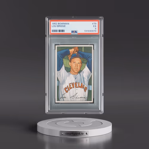 1952 Bowman #79 Lou Brissie (PSA 5 EX)