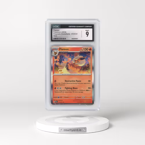 2025 Prismatic Evolutions - PRE EN #013/131 Flareon - Holo (CGC 9 MINT)