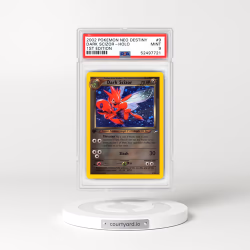 2002 Neo Destiny #9 Dark Scizor - 1st Edition Holo (PSA 9 MINT)