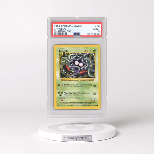 1999 Pokémon Game #66 Tangela - Shadowless (PSA 9 MINT)