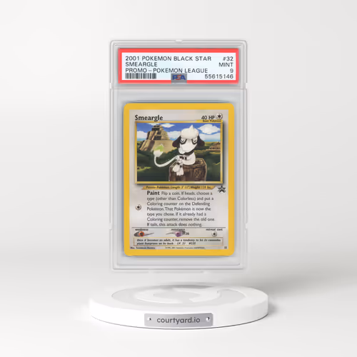 1999 Black Star Promos #32 Smeargle - Pokémon League (PSA 9 MINT)