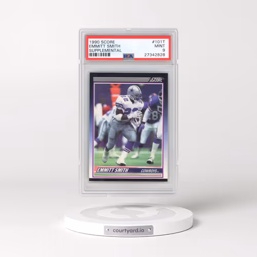 1990 Score Supplemental #101T Emmitt Smith (PSA 9 MINT)