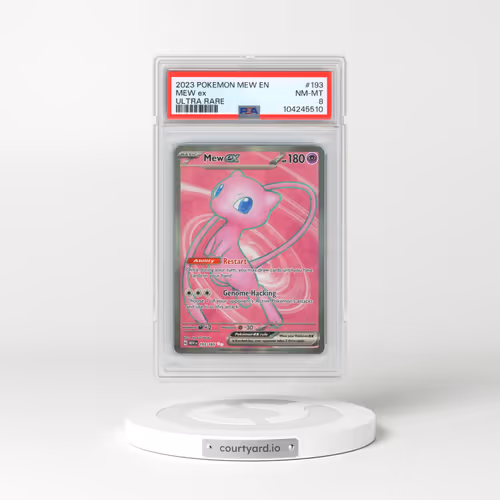 2023 Pokémon Mew EN-151 #193 Mew EX - Holo Ultra Rare (PSA 8 NM-MT)