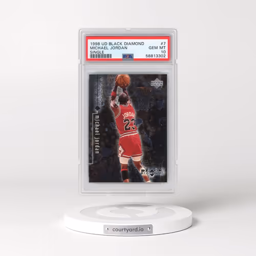 1998 Upper Deck Black Diamond #7 Michael Jordan - Single (PSA 10 GEM MINT)
