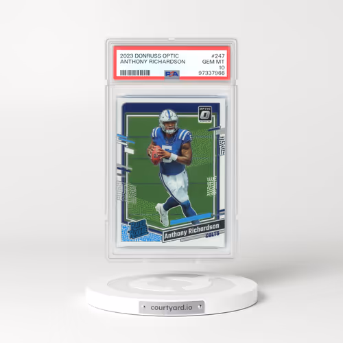 2023 Panini Donruss Optic #247 Anthony Richardson (PSA 10 GEM MINT)
