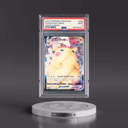 2021 Pokémon Sword & Shield Vmax Climax #046 Pikachu Vmax - Full Art (PSA 9 MINT)