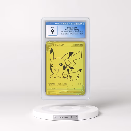 2017 Black Star Promos - Sword & Shield #SWSH145 Pikachu V - Celebrations Ultra-Premium Collection (