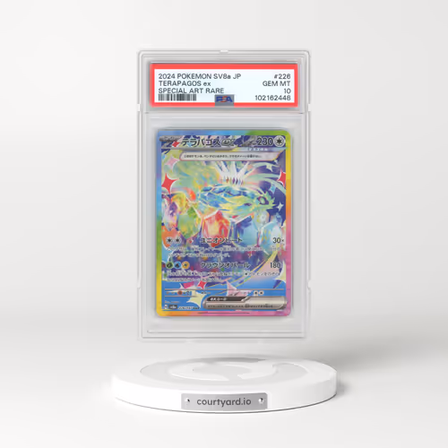 2024 Pokémon Sv8a-Terastal Fest EX #226 Terapagos EX - Holo Special Art Rare (PSA 10 GEM MINT)