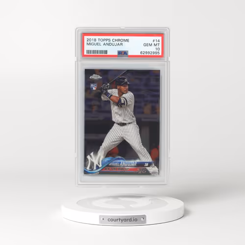 2018 Topps Chrome #14 Miguel Andujar (PSA 10 GEM MINT)
