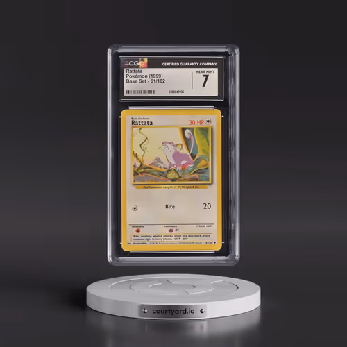 1999 Base Set #61/102 Rattata (CGC 7 NM)