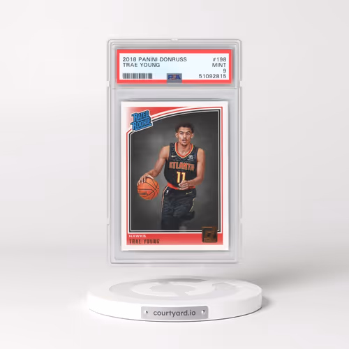 2018 Panini Donruss #198 Trae Young (PSA 9 MINT)