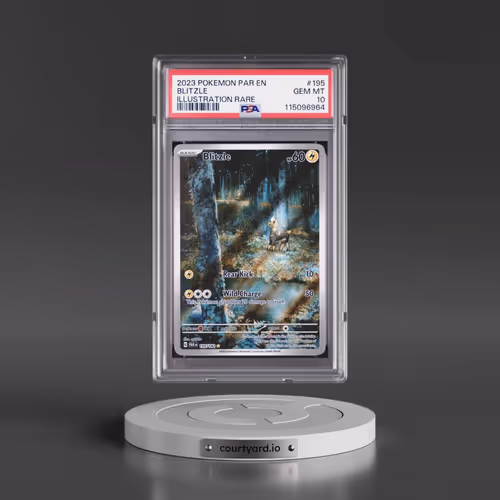 2023 Pokémon Par EN-Paradox Rift #195 Blitzle - Illustration Rare (PSA 10 GEM MINT)
