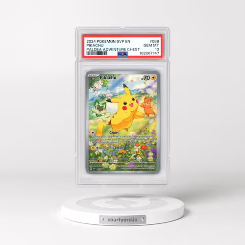 2024 Pokémon Svp EN-SV Black Star Promo #088 Pikachu - Paldea Adventure Chest (PSA 10 GEM MINT)