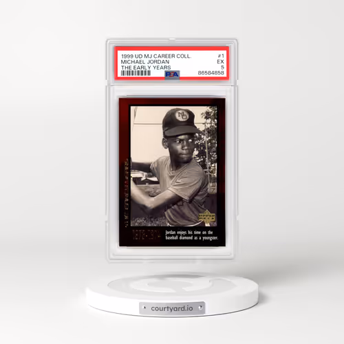 1999 Upper Deck MJ Career Collection #1 Michael Jordan - The Early Years (PSA 5 EX)