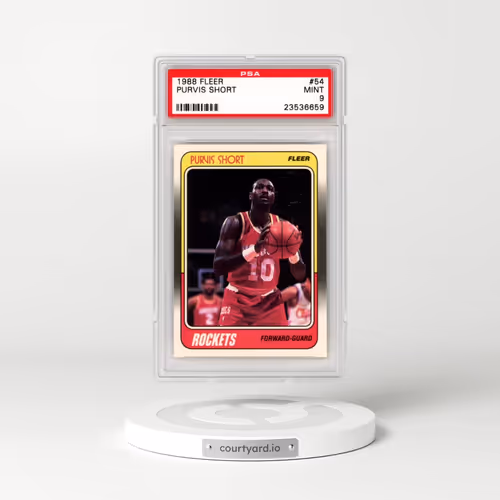 1988 Fleer #54 Purvis Short (PSA 9 MINT)