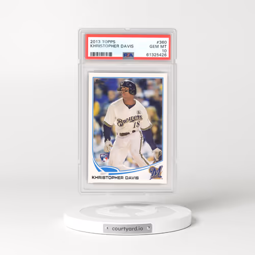 2013 Topps #360 Khristopher Davis (PSA 10 GEM MINT)