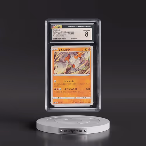 2022 VSTAR Universe #075/172 Regirock - Reverse Holo "Speckled" (CGC 8 NM-MT)