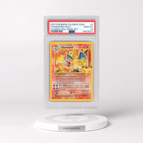 2021 Pokémon Celebrations Classic Collection #4 Charizard - Holo (PSA 10 GEM MINT)