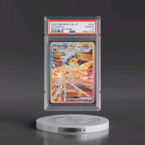 2024 Pokémon Sv8a-Terastal Fest EX #209 Jolteon EX - Holo Special Art Rare (PSA 10 GEM MINT)