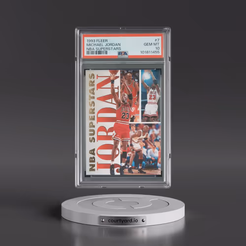 1993 Fleer NBA Superstars #7 Michael Jordan (PSA 10 GEM MINT)