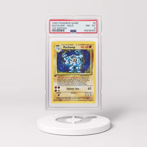 1999 Base Set #8 Machamp - 1st Edition Holo (PSA 8 NM-MT)