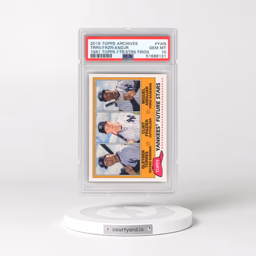2018 Topps Archives 1981 Topps Future Stars Trios #YAN Clint Frazier/Gleyber Torres/Miguel Andujar (