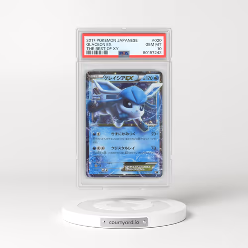2017 Pokémon the Best of XY #020 Glaceon EX - Holo (PSA 10 GEM MINT)