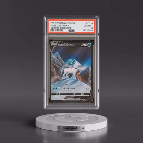 2022 Pokémon Sword & Shield Astral Radiance #TG14 Ice Rider Calyrex V - Holo Full Art (PSA 10 GEM MI