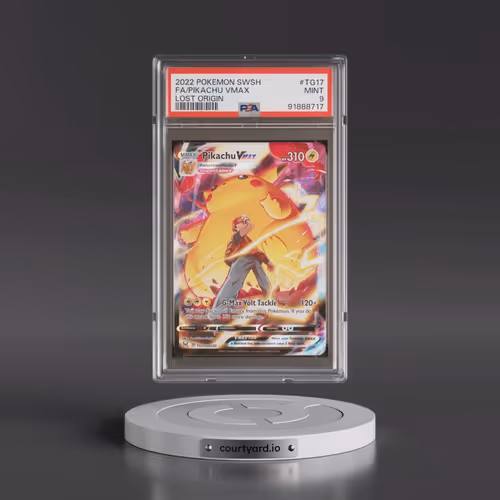 2022 Pokémon Sword & Shield Lost Origin #TG17 Pikachu Vmax - Full Art (PSA 9 MINT)