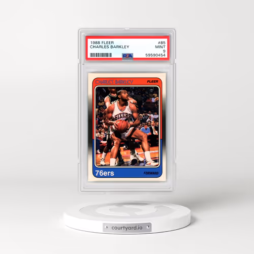 1988 Fleer #85 Charles Barkley (PSA 9 MINT)
