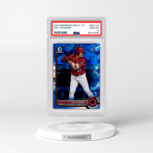 2022 Bowman Draft Chrome Sapphire Edition #BDC122 Sal Stewart (PSA 10 GEM MINT)