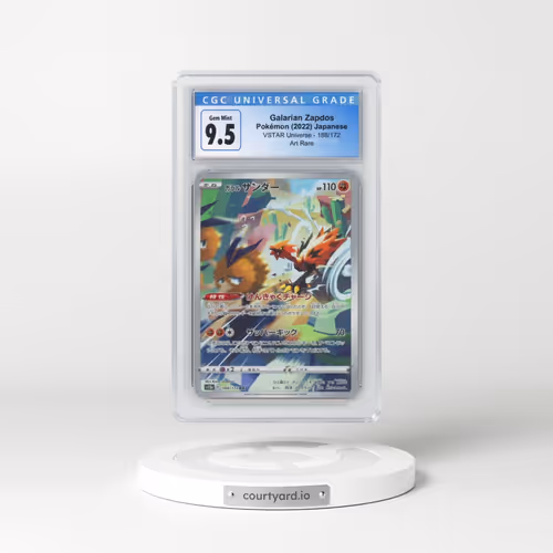 2022 VSTAR Universe #188/172 Galarian Zapdos - Art Rare (CGC 10 GEM MINT)