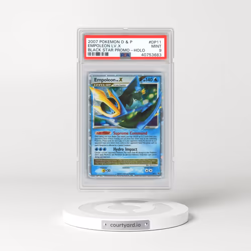 2007 Pokémon Diamond & Pearl Black Star Promo #DP11 Empoleon LV.X - Holo (PSA 9 MINT)