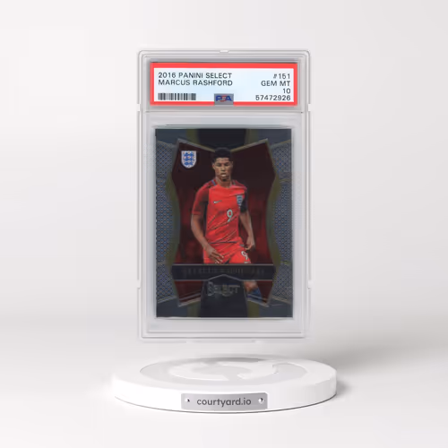 2016 Panini Select #151 Marcus Rashford (PSA 10 GEM MINT)