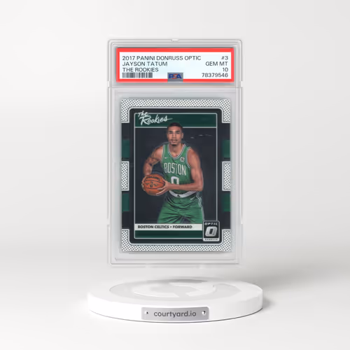 2017 Panini Donruss Optic the Rookies #3 Jayson Tatum (PSA 10 GEM MINT)