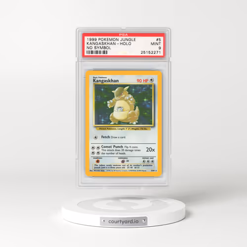 1999 Jungle #5 Kangaskhan - Holo No Set Symbol (PSA 9 MINT)