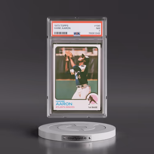 1973 Topps #100 Hank Aaron (PSA 7 NM)