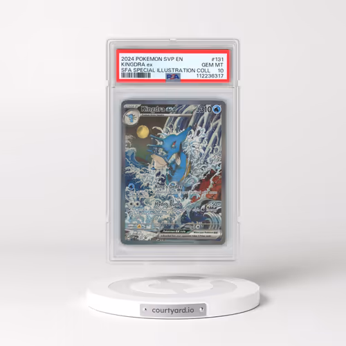 2024 Pokémon Svp EN-SV Black Star Promo #131 Kingdra EX - Holo Shrouded Fable Special Illustration C