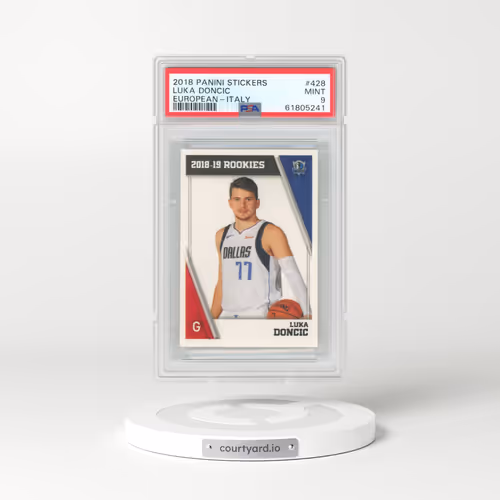 2018 Panini Stickers European #428 Luka Doncic - Italy (PSA 9 MINT)