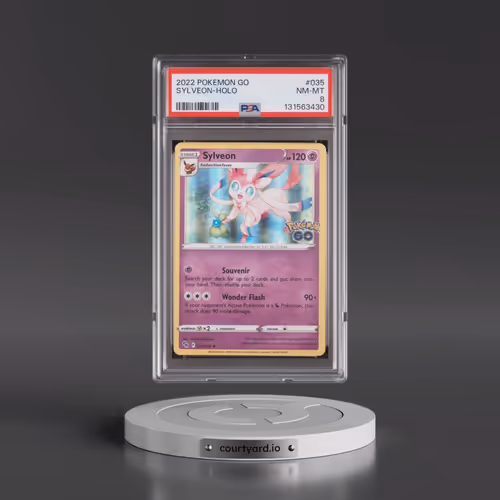 2022 Pokémon Go #035 Sylveon - Holo (PSA 8 NM-MT)