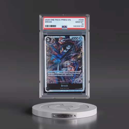 2025 One Piece PRB02-Premium Booster -One Piece Card the Best- Vol.2 #046 Brook (PSA 10 GEM MINT)