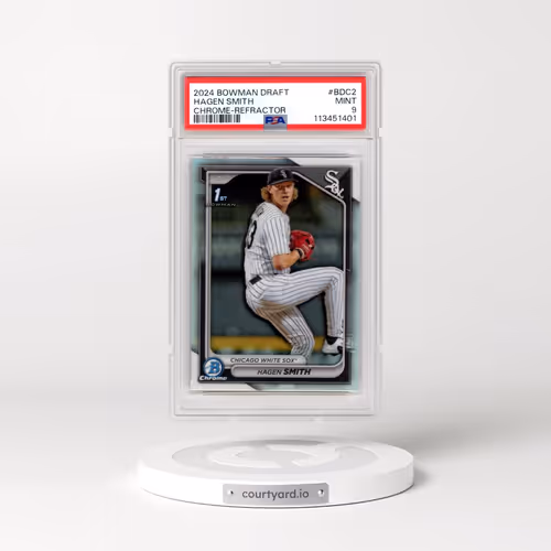2024 Bowman Draft #BDC2 Hagen Smith - Chrome-Refractor (PSA 9 MINT)