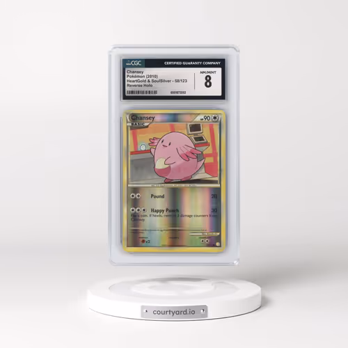 2010 HeartGold & SoulSilver #58/123 Chansey - Reverse Holo (CGC 8 NM-MT)
