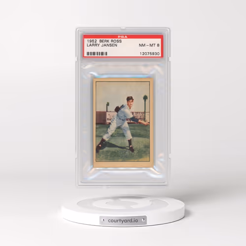 1952 Berk Ross #26 Larry Jansen (PSA 8 NM-MT)