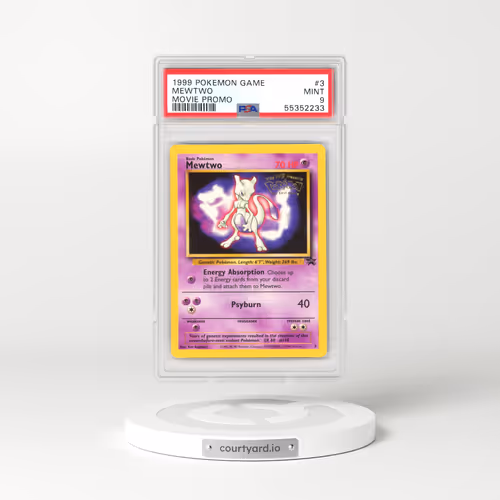 1999 Pokémon Game Movie #3 Mewtwo - Movie Promo (PSA 9 MINT)