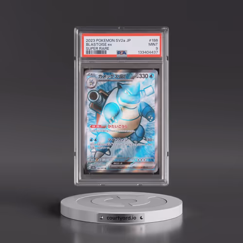2023 Pokémon Sv2a-Pokémon 151 #186 Blastoise EX - Holo Super Rare (PSA 9 MINT)
