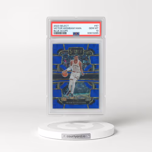 2023 Panini Select #87 Victor Wembanyama - Blue Scope (PSA 10 GEM MINT)